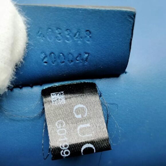 Auth Gucci Cerulean Blue Suede Dionysus Shoulder Bag Medium - Picture 9 of 9